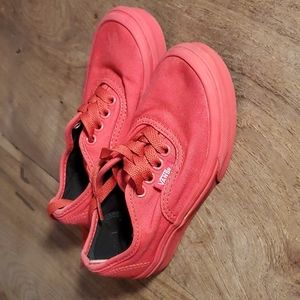 Kids red Vans